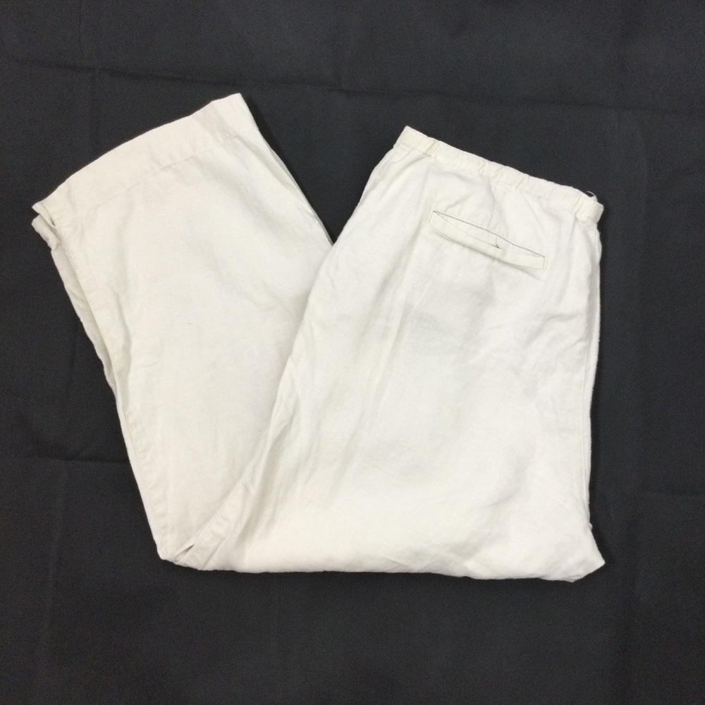Old Navy 100% Linen Draw String Pants. - image 3